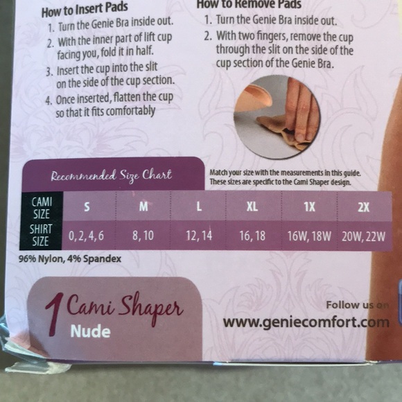 🎉HOST PICK🎉 Cami Shaper By Genie NWT & NWOT - Picture 7 of 8